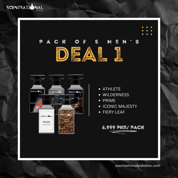 Deal 1 | Pack of 5 For Men's | 50 ML Each