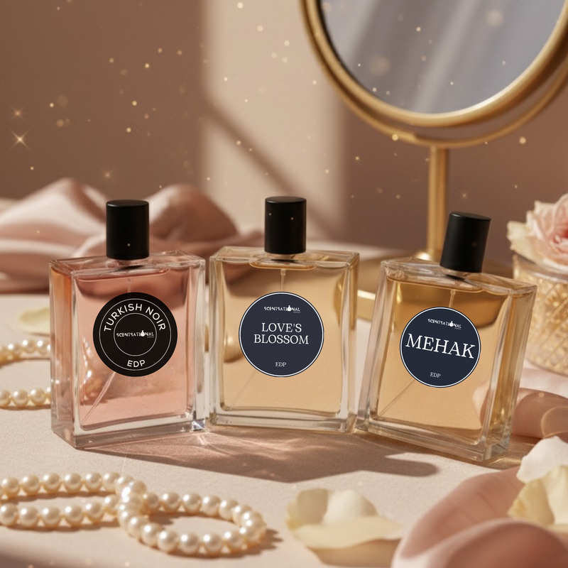 Pack of 3 50ML Top Rated Women's Perfumes